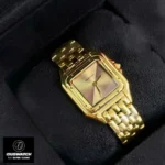 Panthere de Cartier WGPN0031 super clone watch crafted in 18K yellow gold with a golden brown gradient dial.