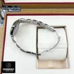 cartier ballon bleu 33mm ladies diamond watch stainless steel strap