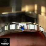 Case & Crown Engineering of Super Clone Santos W2SA0009 - 2025-upgraded CNC milling for gold/steel transitional edges