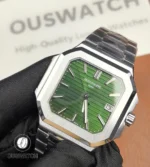 Patek Philippe Cubitus 5821/1a luxury watch showcased from a 45-degree angle.