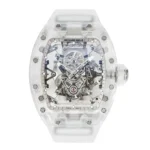 Richard Mille RM56-02 Sapphire Tourbillon on White Background - Suspended Titanium Movement Architecture