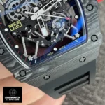 Transparent Skeleton Dial & Case Architecture of Richard Mille RM 35-02 Super Clone - Mechanical Movement Visualization