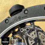 Close-up of the materials used in the Richard Mille Bubba Watson RM 055 Watch.