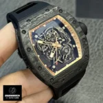 120° Panoramic Showcase of Richard Mille RM 055 - Tourbillon Cage & Aerospace-Grade Fastening Screws