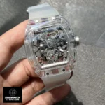 Front view of the Richard Mille Sapphire Tourbillon RM56-02