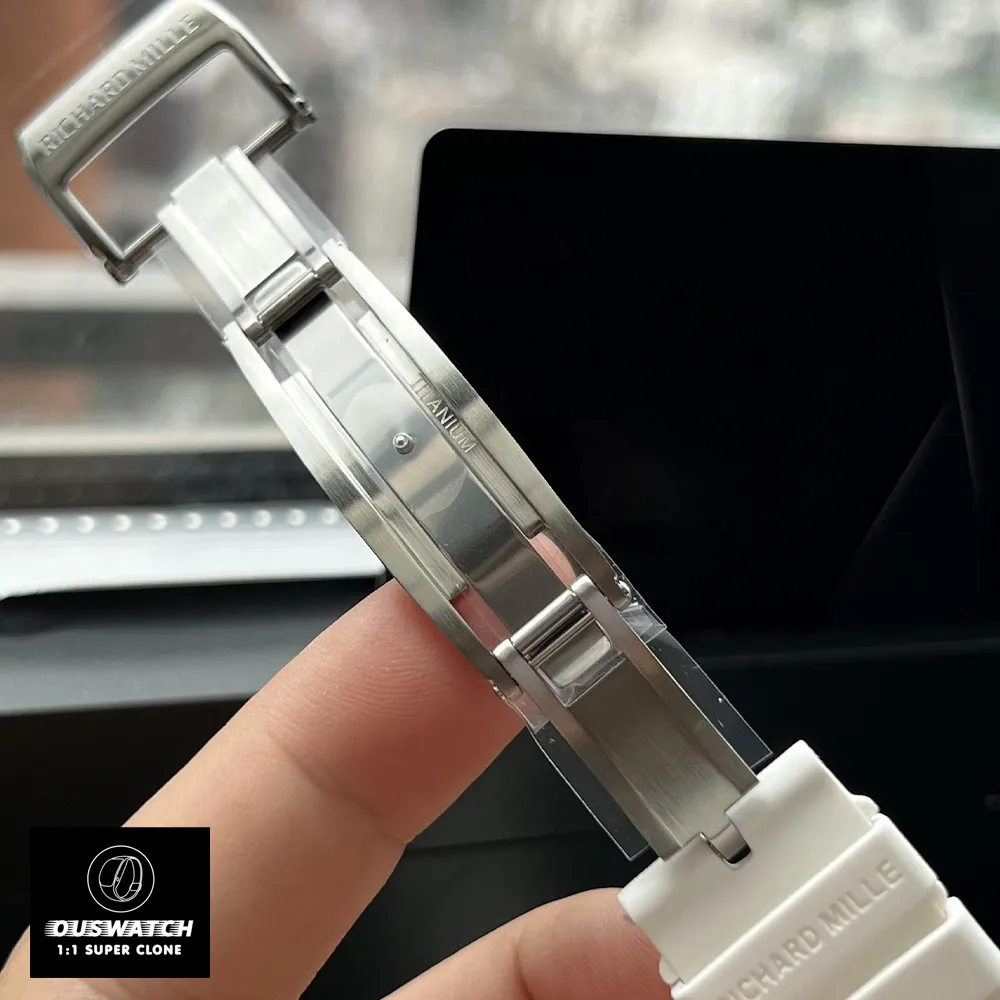 Laser-Engraved Bubba Watson Signature Clasp - Medical-Grade 316L Steel with Dual Safety