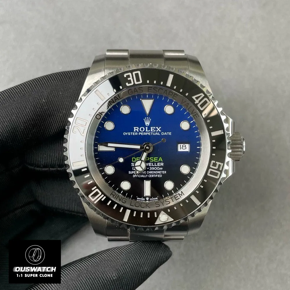 Rolex Deepsea D-Blue Gradient Dial Front View