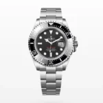 Rolex Sea-Dweller 126600 with 43mm Oystersteel case on white background, highlighting Cyclops lens and red 'Sea-Dweller' text"