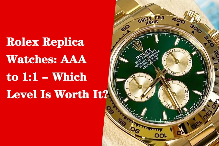 Rolex Replica Watches: AAA to 1:1 - Which Level Is Worth It?