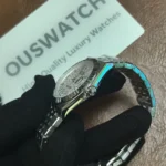 rolex-land-dweller-36-white-gold-watch-crown-close-up-super-clone