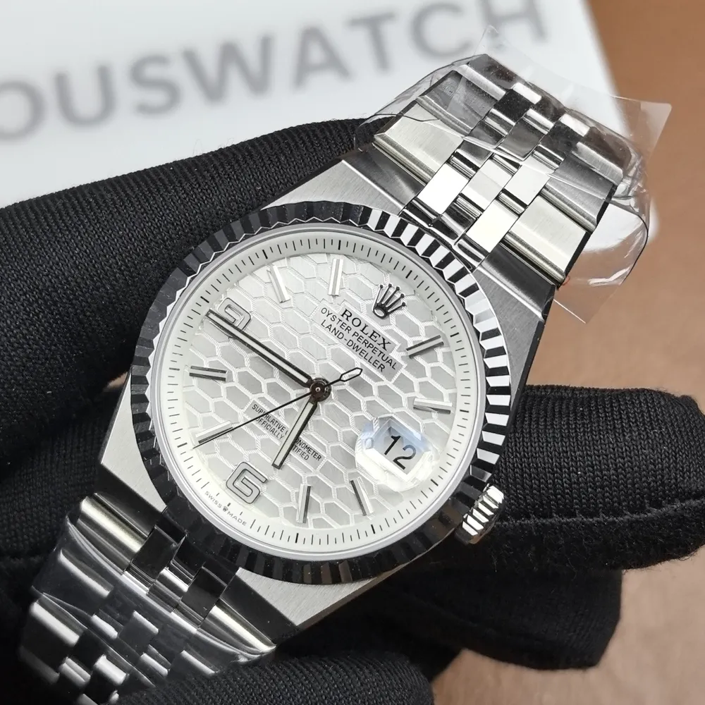 Rolex Land Dweller 40mm White gold watch 127334