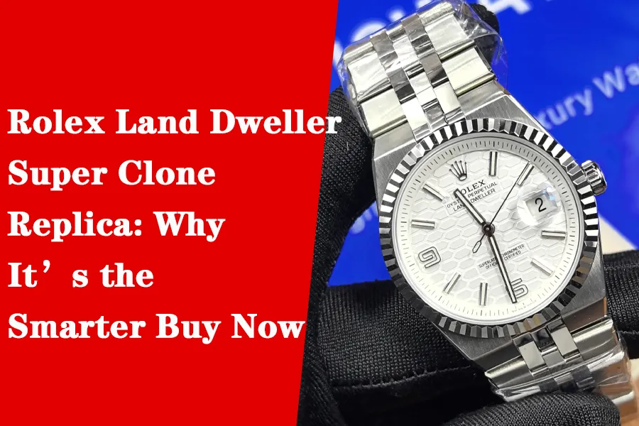 Rolex land dweller Replica white gold