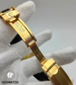 Replica Rolex 126518LN 18k yellow gold Oysterflex clasp, fully deployed