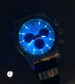 Replica Rolex 126518LN 40 mm men’s watch showing nighttime luminescence