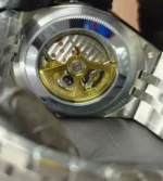 Replica Rolex Land‑Dweller 40 watch back view showing the movement