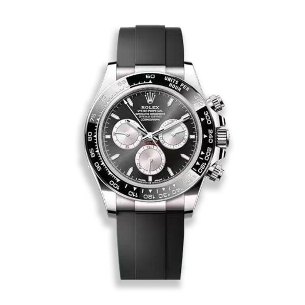 Super Clone Rolex Daytona 126519LN-0002 with black and steel dial