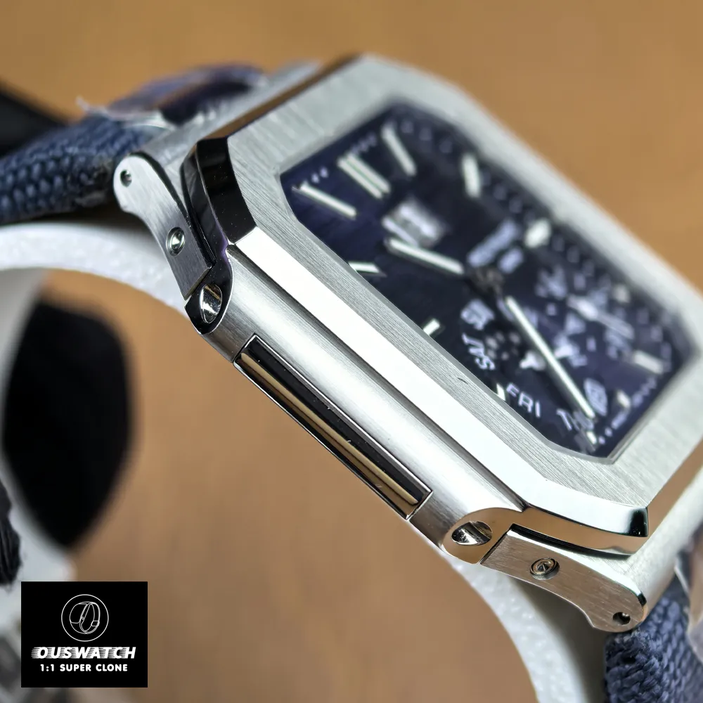 Side profile of the Patek Philippe Cubitus 5822p-001 showing the refined case finishing.