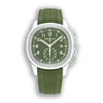 Green White Gold Patek Philippe Aquanaut Chronograph 5968g-010 Super Clone Watch