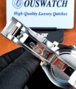 Open folding clasp on the Rolex Explorer 2 226570 white dial 42mm watch