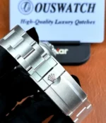 Stainless steel bracelet and clasp on the Rolex Explorer 2 226570 white dial 42mm watch