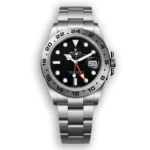 Rolex Explorer II Black Dial 226570-0002 GMT 42MM Super Clone watch shown on a clean white background