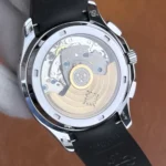 Transparent caseback view of the 5968A-001, showing the integrated CH 28-520 C chronograph movement